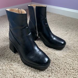 ASOS Black Chunky Bootie